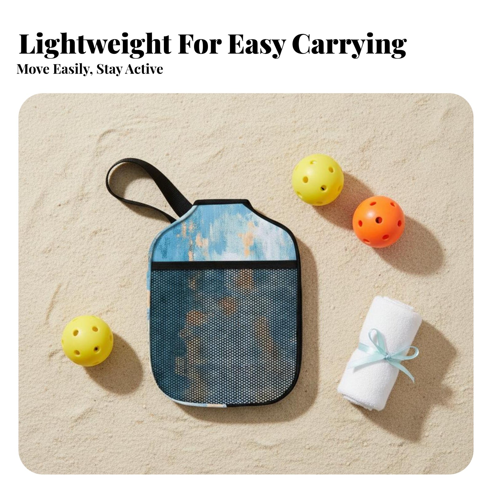 Racket Cover Bag - Pickleball Paddle Cover Portable Pickleball Racket