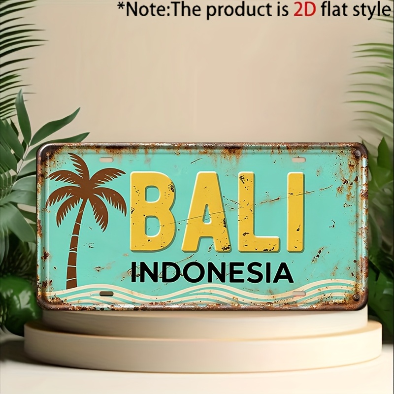 Badminton Indonesia - 2D Flat, 1pc Vintage 