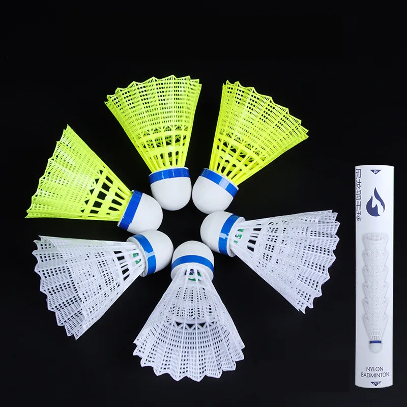 Nylon Shuttlecock 12 - Sports Entertainment Badminton Shuttlecocks Training Equipment