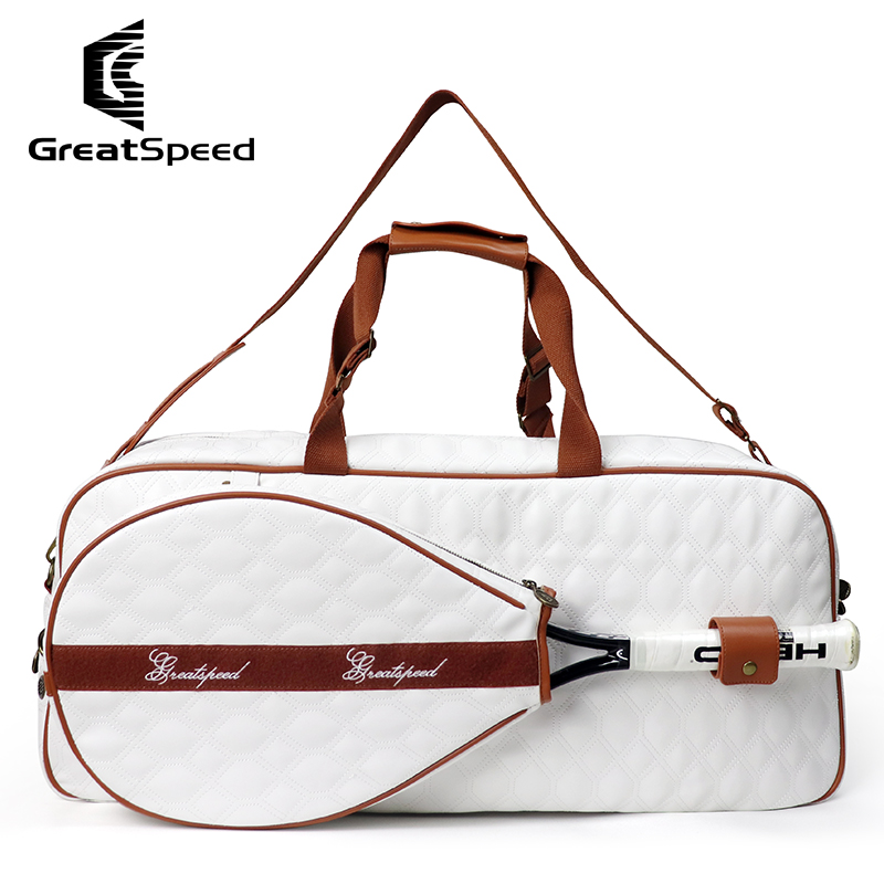 Racket Cover Bag - Multi-Functional Tennis Badminton Bag Vintage Unisex