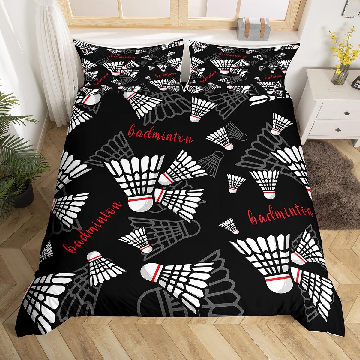 Badminton Duvet Cover Twin Que - مراجعة Badminton Queen وسعره
