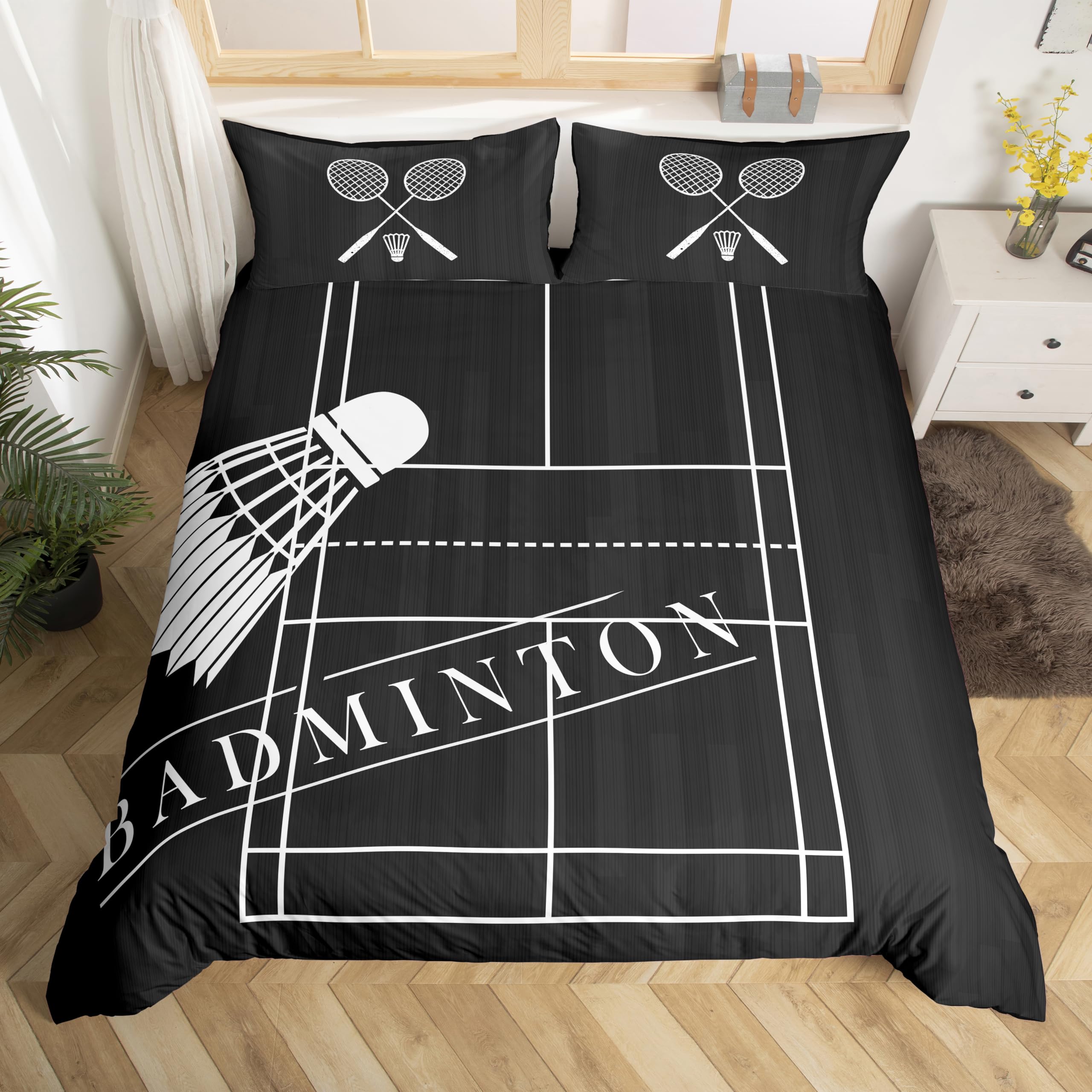 Badminton Duvet Cover Twin Que - مراجعة Badminton Queen وسعره