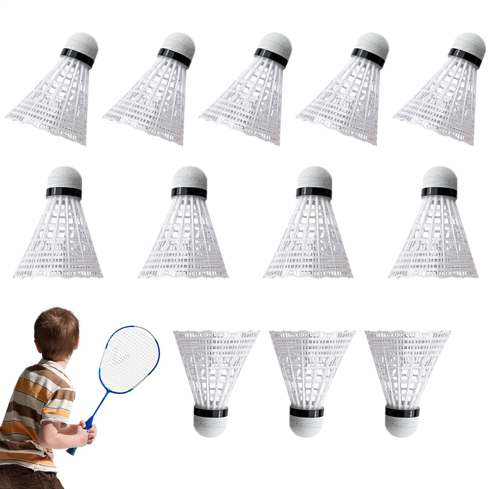 Badminton Ball 12 Pieces Porta - مراجعة Nylon Shuttlecock 12 وسعره