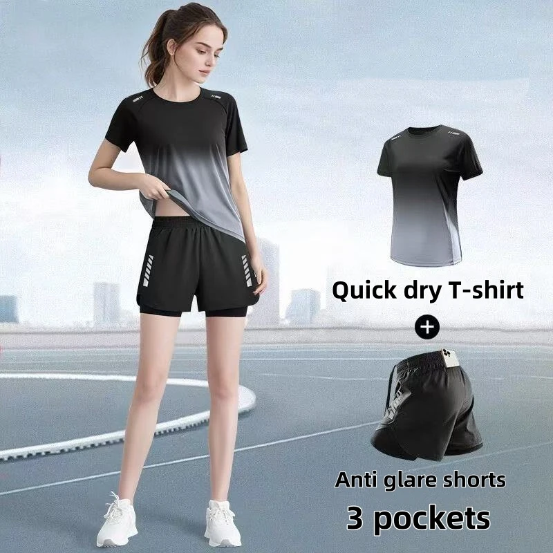 Women's sportswear set, runnin - مراجعة Badminton Outfit وسعره