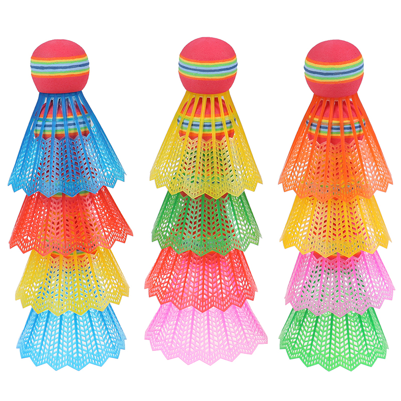 2026 NEW Rainbow Training Badm - مراجعة Nylon Shuttlecock 12 وسعره