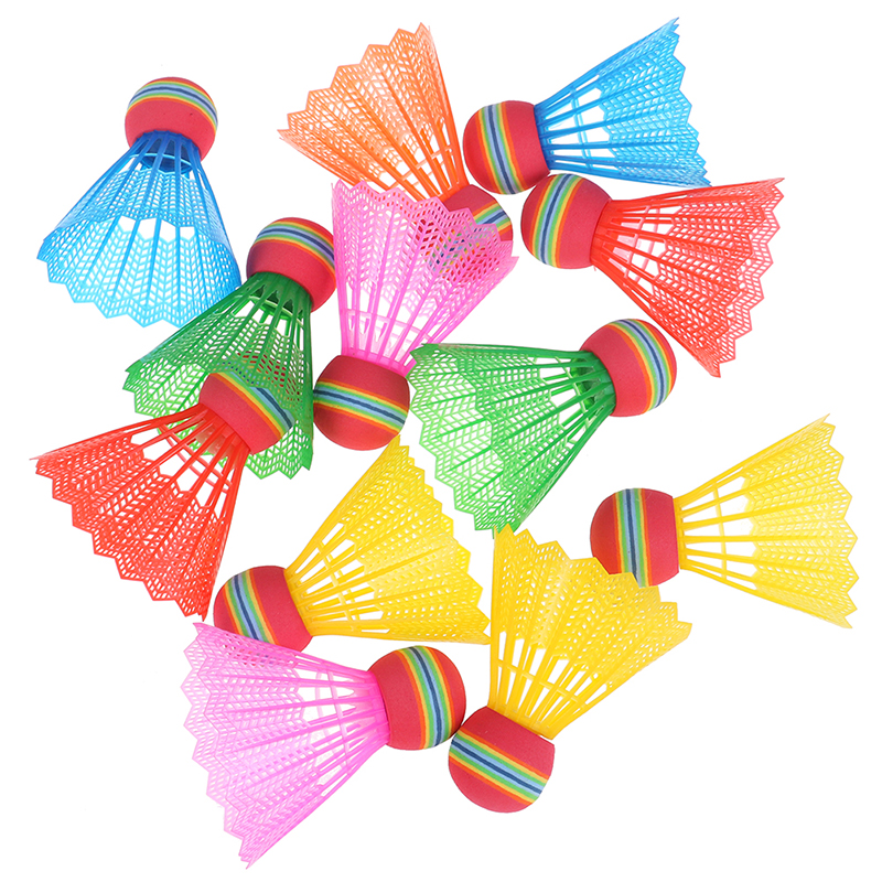 2026 NEW Rainbow Training Badm - مراجعة Nylon Shuttlecock 12 وسعره