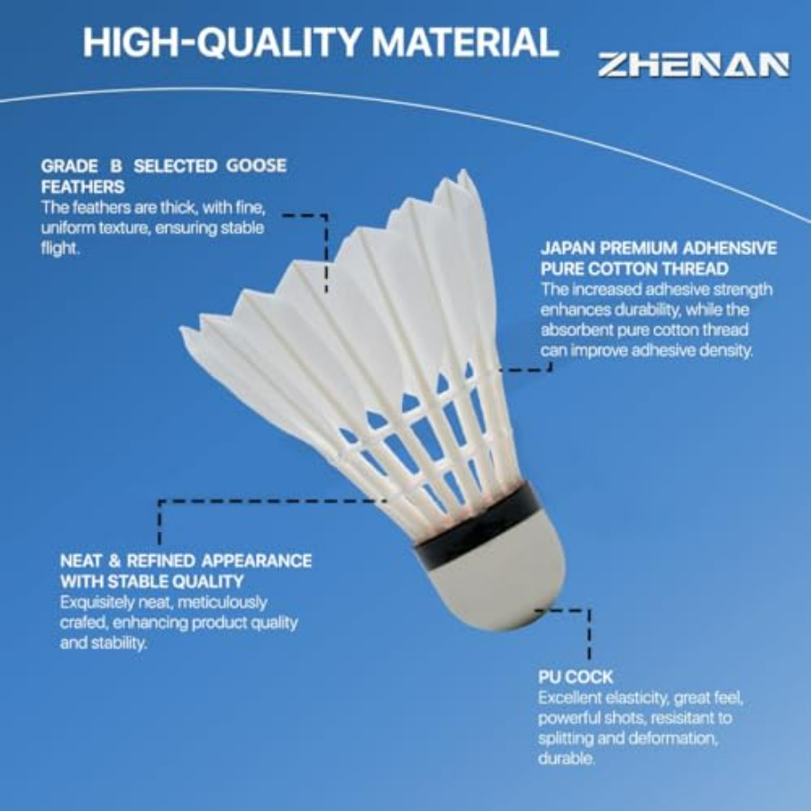 Badminton Birdies, Badminton S - مراجعة Nylon Shuttlecock 12 وسعره