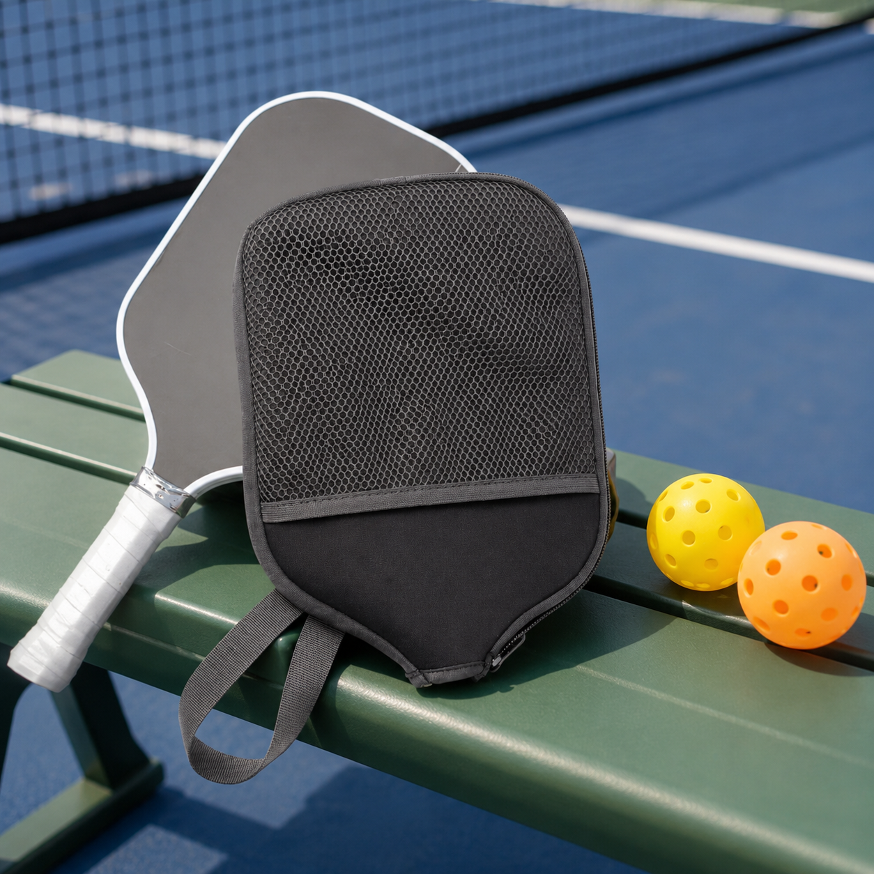 Pickleball Racket Cover with M - مراجعة Racket Cover Bag وسعره