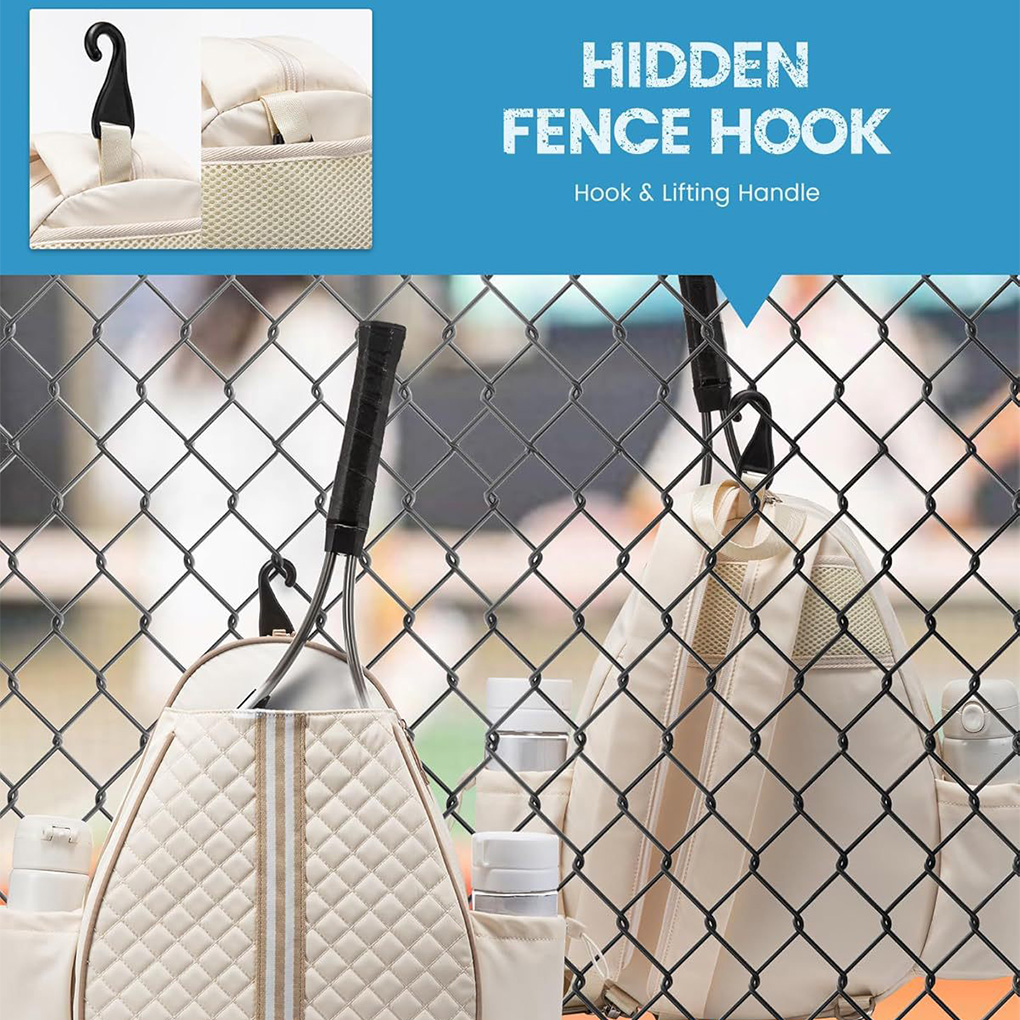 Zipper Closure Tennis Bag Larg - مراجعة Racket Cover Bag وسعره