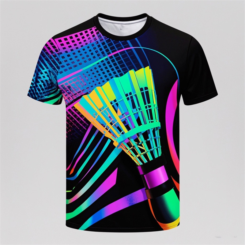 New Badminton 3D Print T-Shirt - مراجعة Badminton Kids وسعره