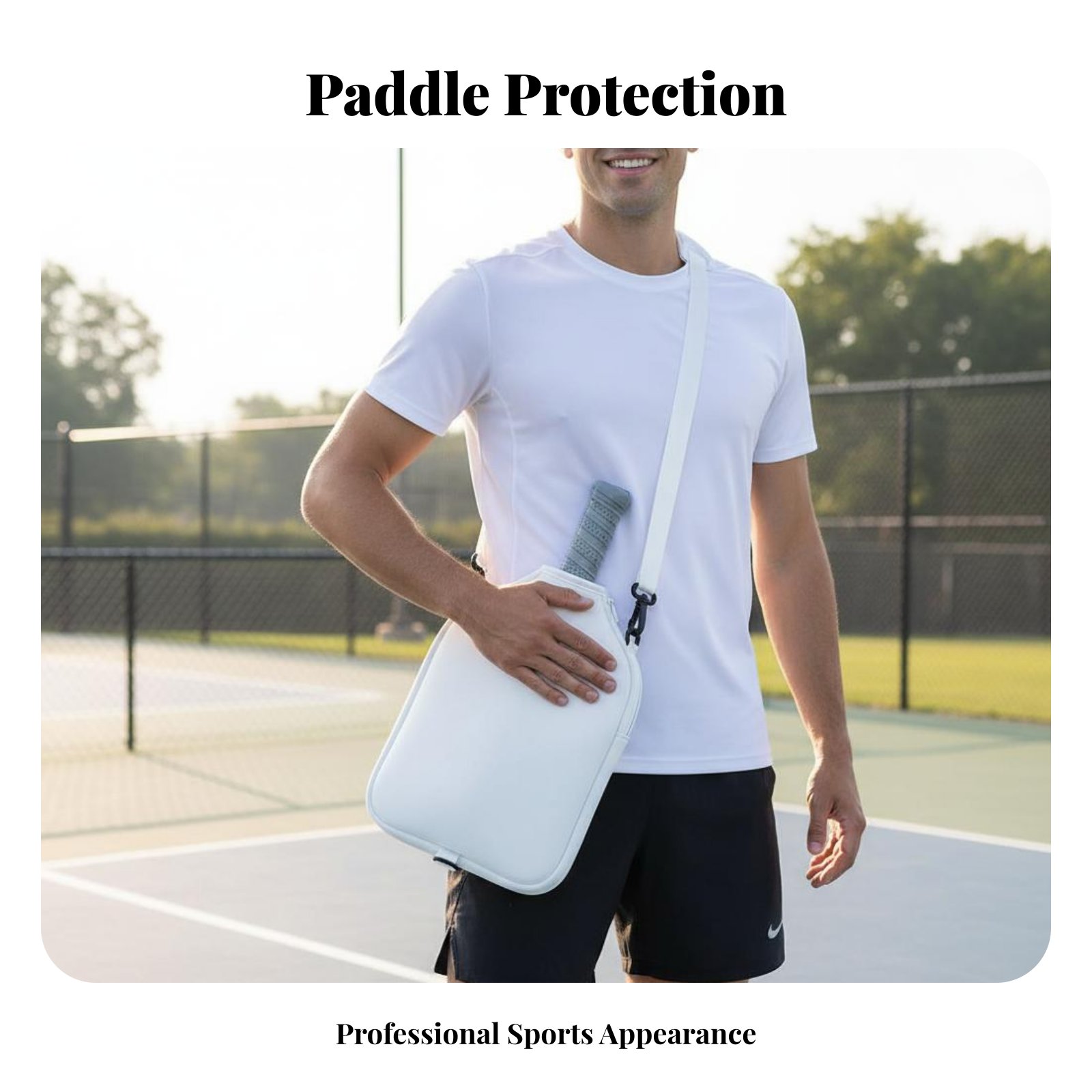 Pickleball Paddle Cover With H - مراجعة Racket Cover Bag وسعره