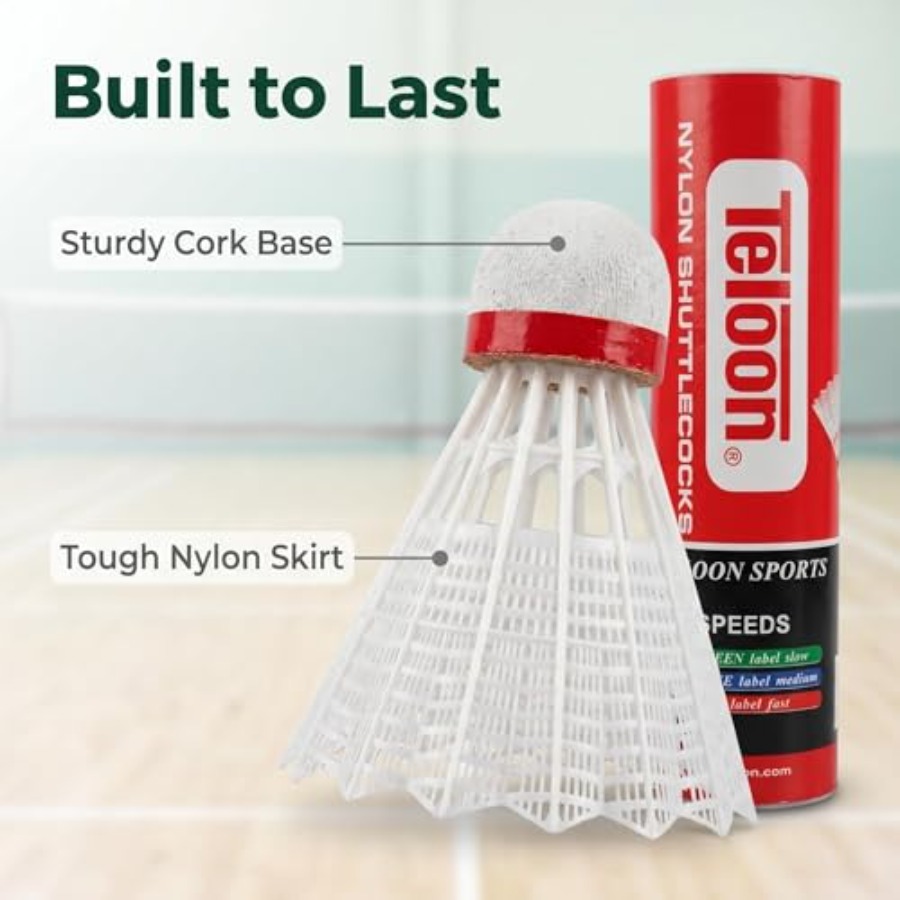 Badminton Birdies - Nylon Bedm - مراجعة Nylon Shuttlecock 12 وسعره