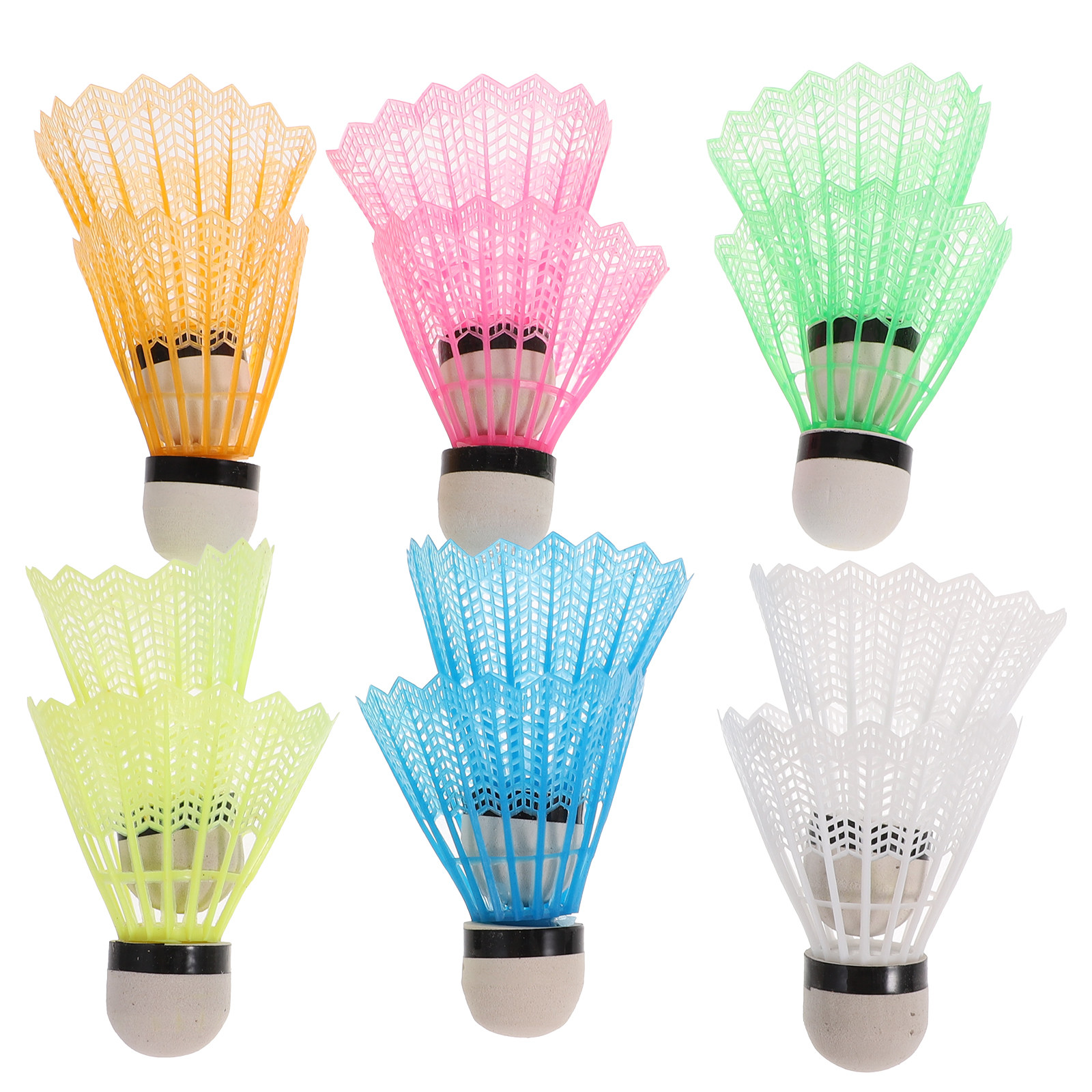 12 Pcs Badminton Birdie Nylon  - مراجعة Nylon Shuttlecock 12 وسعره