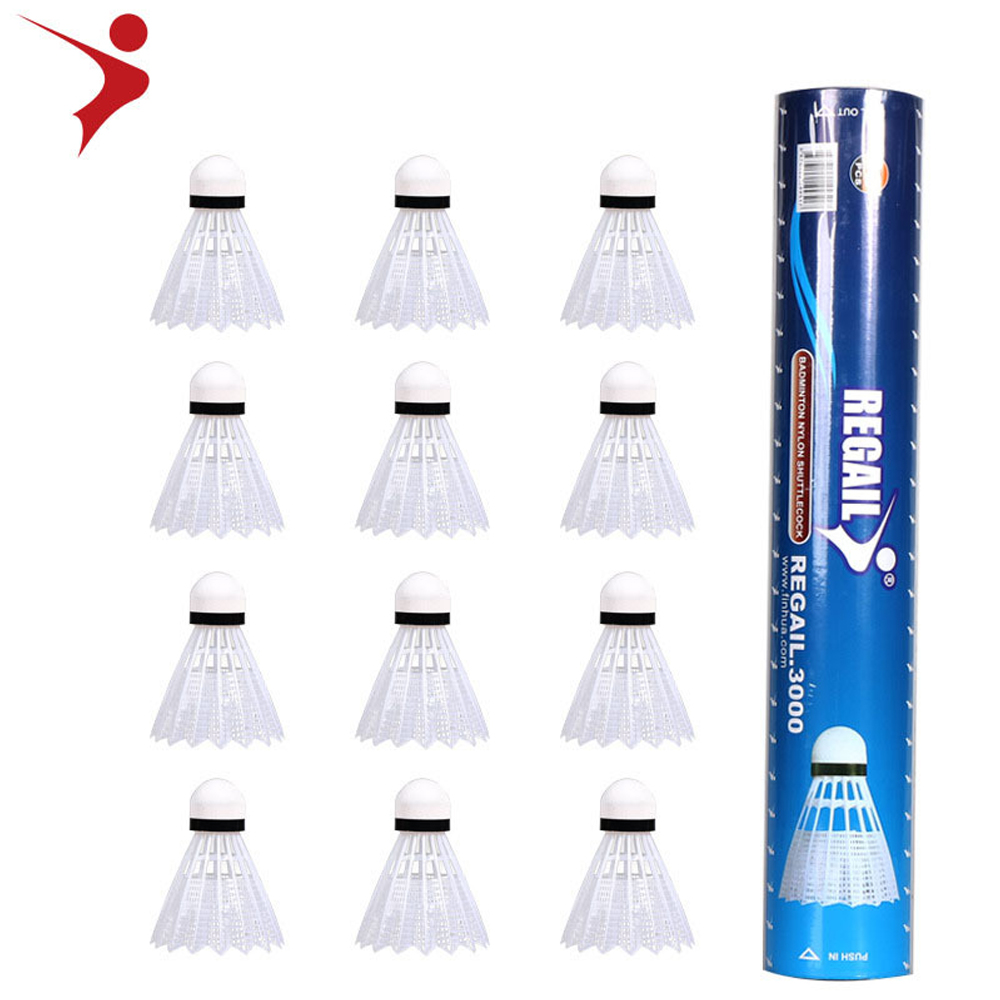 12Pcs Imitation Nylon Feather  - مراجعة Nylon Shuttlecock 12 وسعره